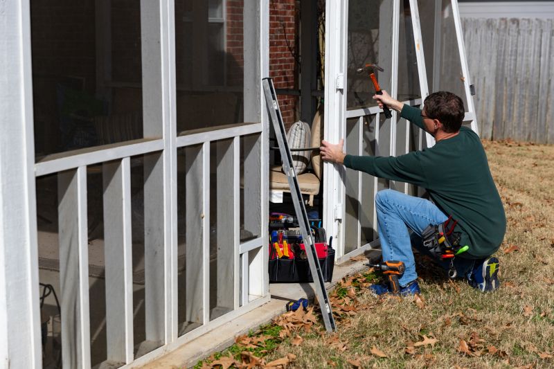 Front Porch Brick Repair detail